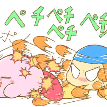寝ていたところ後ろから渾身のバルカンジャブをバンダナワドルディか