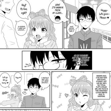 Serious guy and Burikko girl