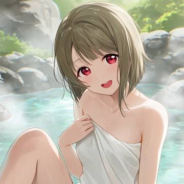 かすみと一緒に温泉👑♨️