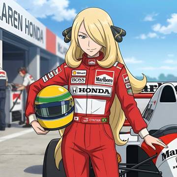 シロナ、モータースポーツ界の亡き英雄たちへの彼女のトリビュート！