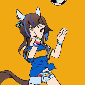 Umamusumes Playing Football