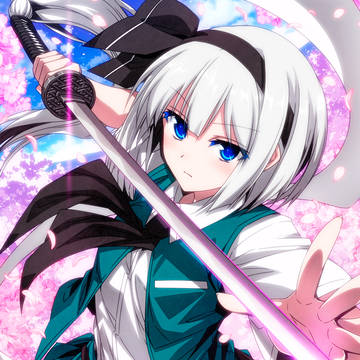 桜と妖夢