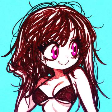 messy hair