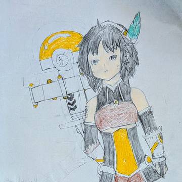 狩猟娘テルンを書いてみた