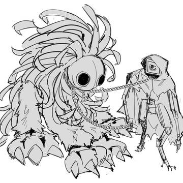 博士とヤーナビーのエロ落書き