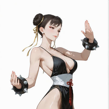 チャイナドレスの春麗さん