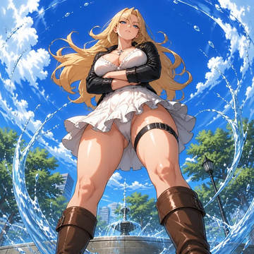 Tsukiumi panty shot