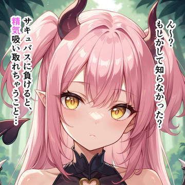 サキュバスに吐息でもてあそばれてしまう話