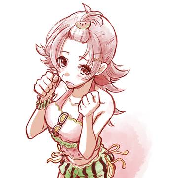小宮果穂さん(おでこ)