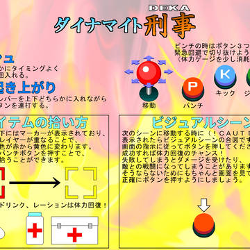 ダイナマイト刑事　インスト