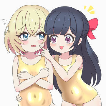 金色スクール水着
