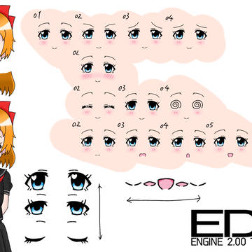 EDGEngine 2.00 開発模様 同人ゲーム制作