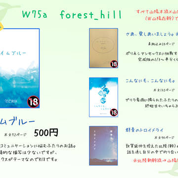 【超青の日報】お品書き／東7 Ｗ75a