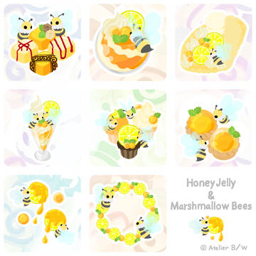 Honey Jelly & Marshmallow Bees10