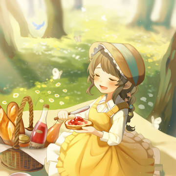 お花の香りに包まれたピクニック