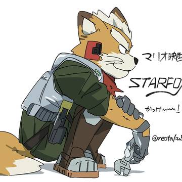 マリオ映画のスターフォックスかっけ〜～～！