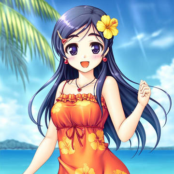 ほのたん、リゾートワンピース