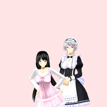 お嬢様とメイドさん