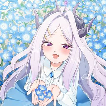 ネモフィラの贈り物🩵🪽