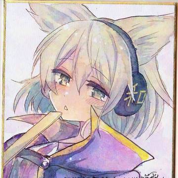 【色紙】神子