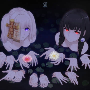 怪談朗読VTuberのろいちゃん＆くだんちゃん