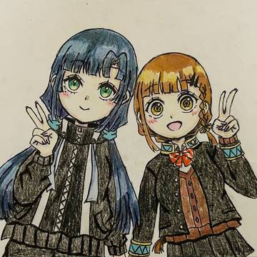 閲覧数2000突破記念絵