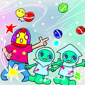 けっこう前に描いた謎の組み合わせの絵