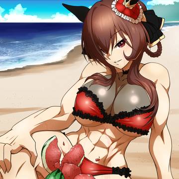 ジェンティルドンナさんのスイカ割り