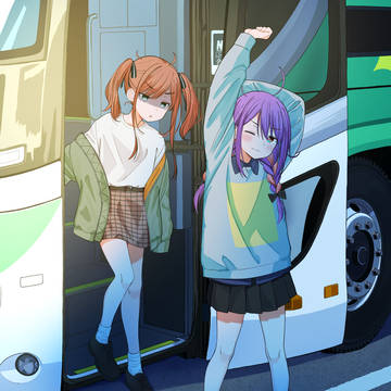 深夜バスにて