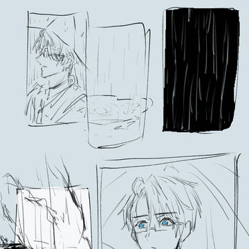 米英漫画落書き（雑）