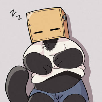 寝てる時お腹出しちゃう箱入 音くん📦🐈⬛