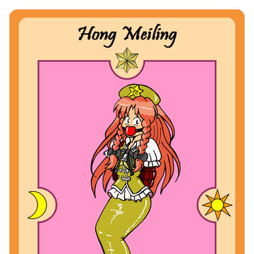 Touhou Card - Hong Meiling