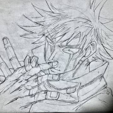 伏黒恵【鉛筆】