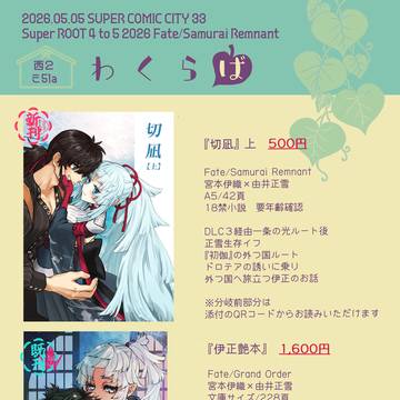 【SUPER COMIC CITY 33】 おしながき