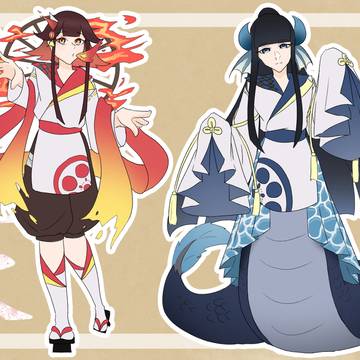 古籠火と蛟の双子