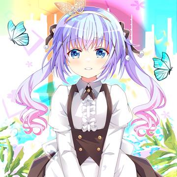 フルール制服のチノちゃん