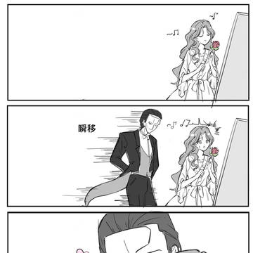 是看了一个外国歌剧魅影花滑后画的