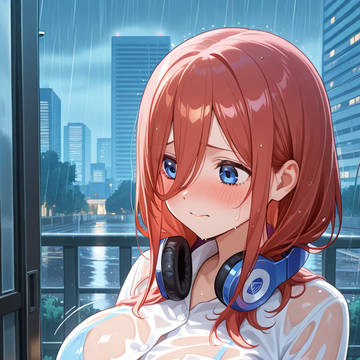 五等分の花嫁 中野三玖 (濡れシャツ)