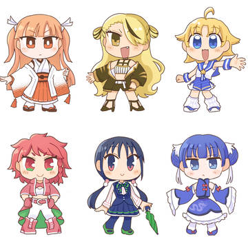 擬人化・セ６球団