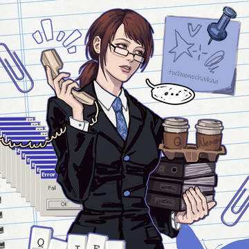 Quiet from mgsv in my office au