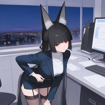 星见雅的办公室修行