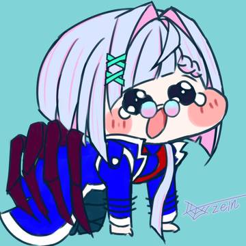 VRCカスタムステッカー用　自アバ　スピキパロ