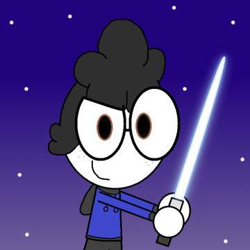 Lightsaber in hand