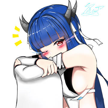 チラッと指揮官を見る伊吹さん
