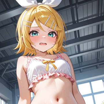 脱ぐリンちゃん