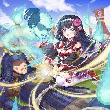 仕事絵【DRAGON SHOGUN 口寄せ巫女】