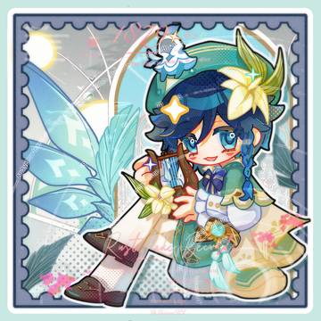 原神｜ウェンティ ミニキャラコミッション