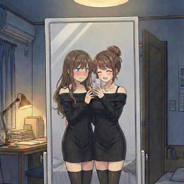 女性友達と一緒になるために女装させられた