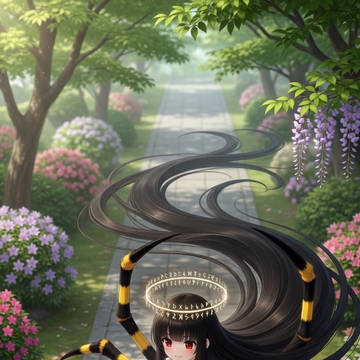 巫女装束の名桑さん