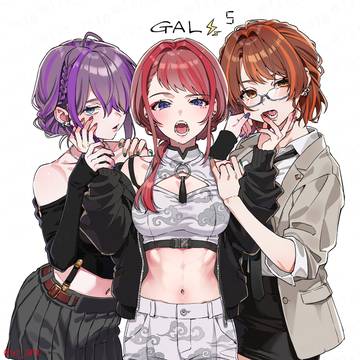 ふんわり概念ギャル5りんさきうめ